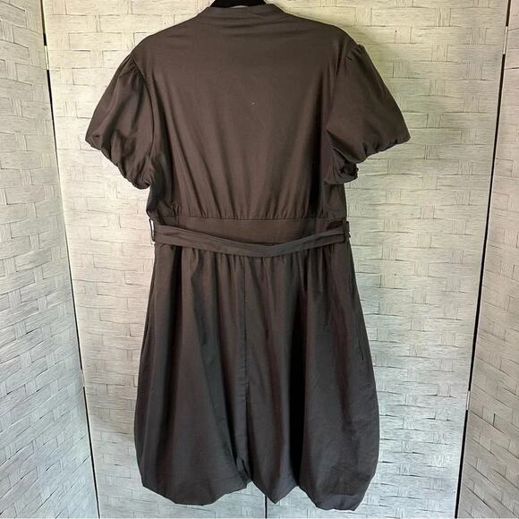 Torrid Womens Dress gathered ruffle bubble balloon sleeve Whimsigoth evening - Picture 2 of 10